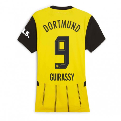 Dres Borussia Dortmund Serhou Guirassy #9 Domaci za Žensko 2024-25 Kratak Rukav